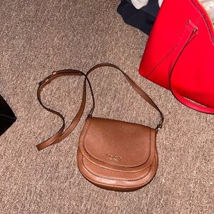 Brown Leather Crossbody Bag